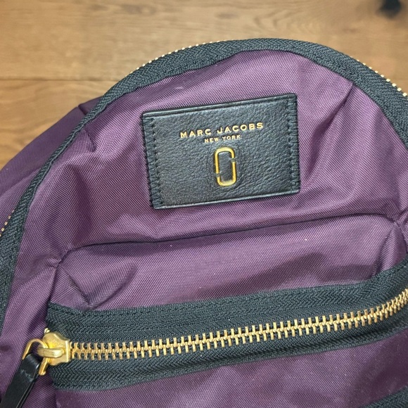 Marc Jacobs Nylon Biker Mini Backpack - Like New - Purple & Black - Picture 8 of 8